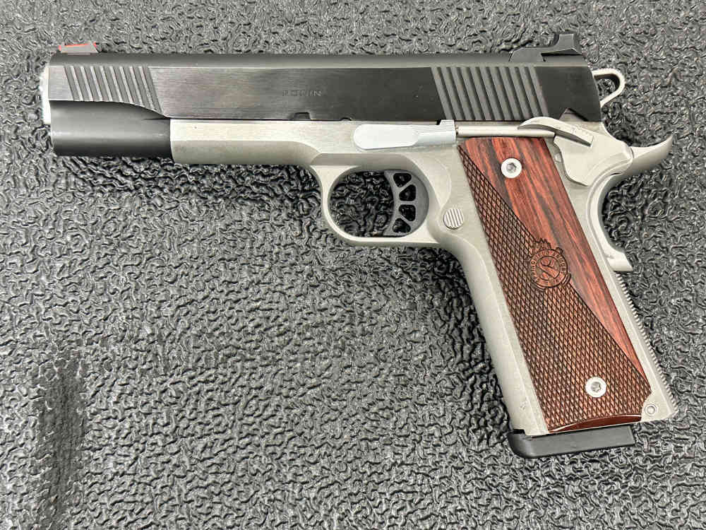 Springfield 1911 Ronin .45 ACP Pistol - 5" Barrel, 2-Tone, 7+1 Rounds-img-1