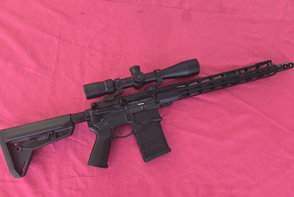 Scoped Ruger Lightweight SFAR .308 win/ 7.62 Nato 16in-img-0