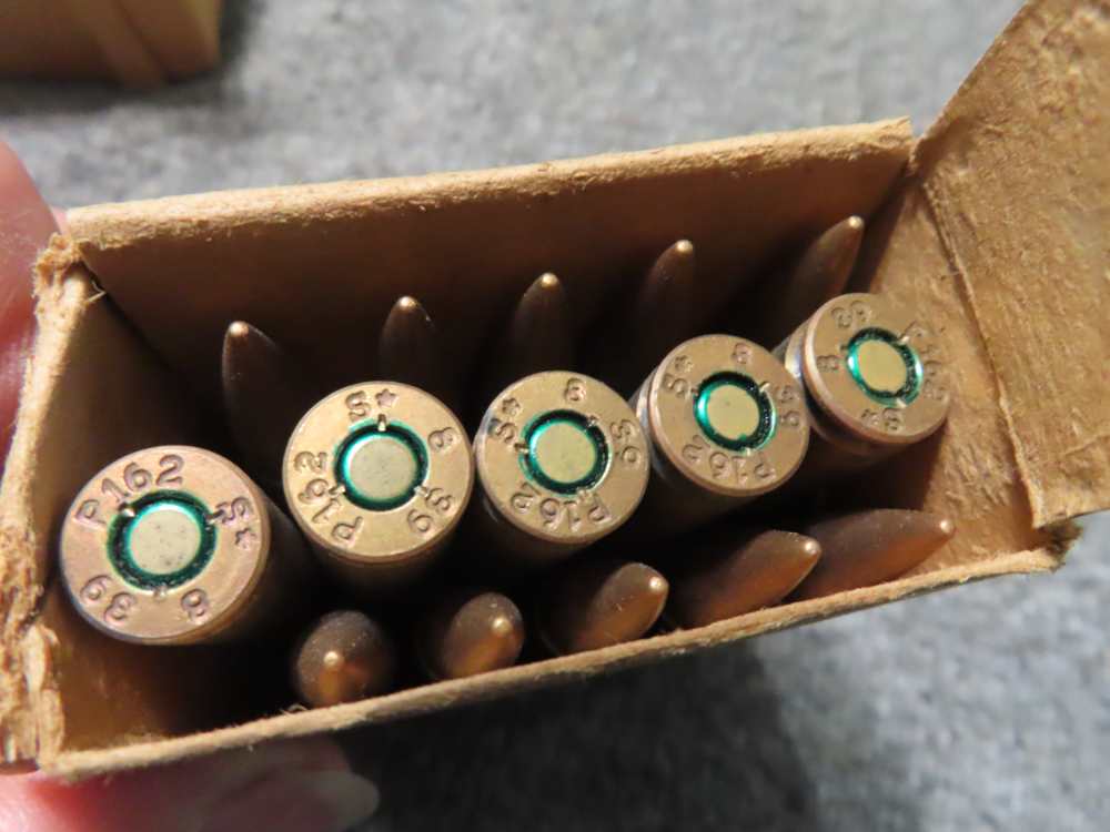 7 BOXES-105 RDS WWII GERMAN 8mm MAUSER CALIBER AMMO-CLEAN-BRASS CASE-img-3