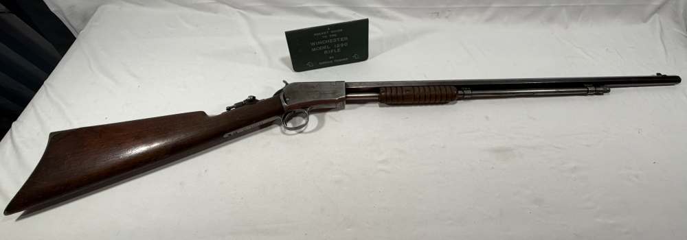 Winchester Model 1890 Pump Action Rifle .22wrf 24" Barrel-img-0