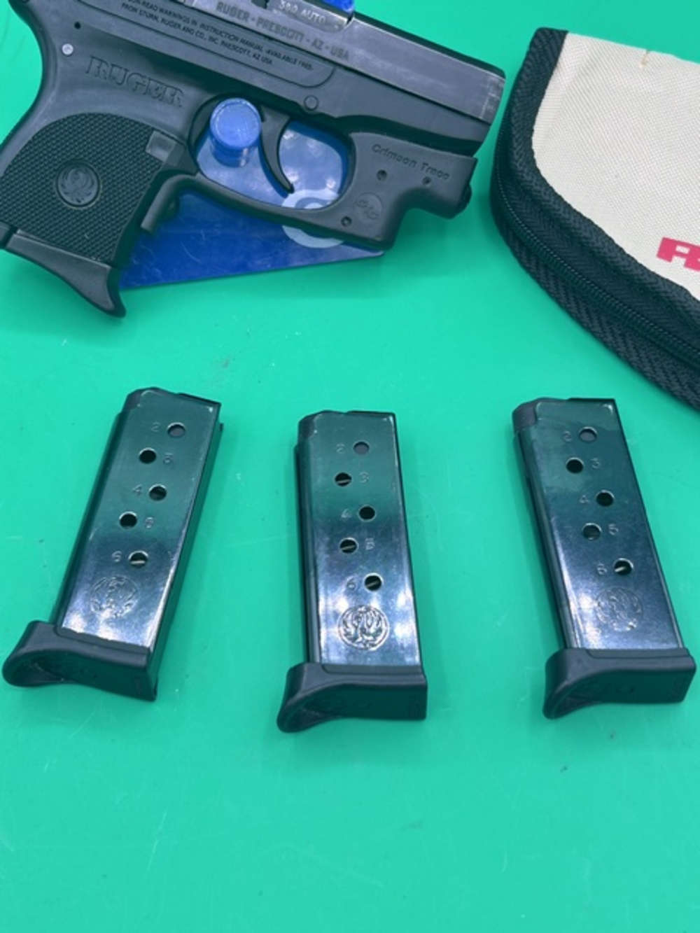 Ruger LCP Gen 1 380 ACP Used w/ Crimson Trace Red Laser-img-6