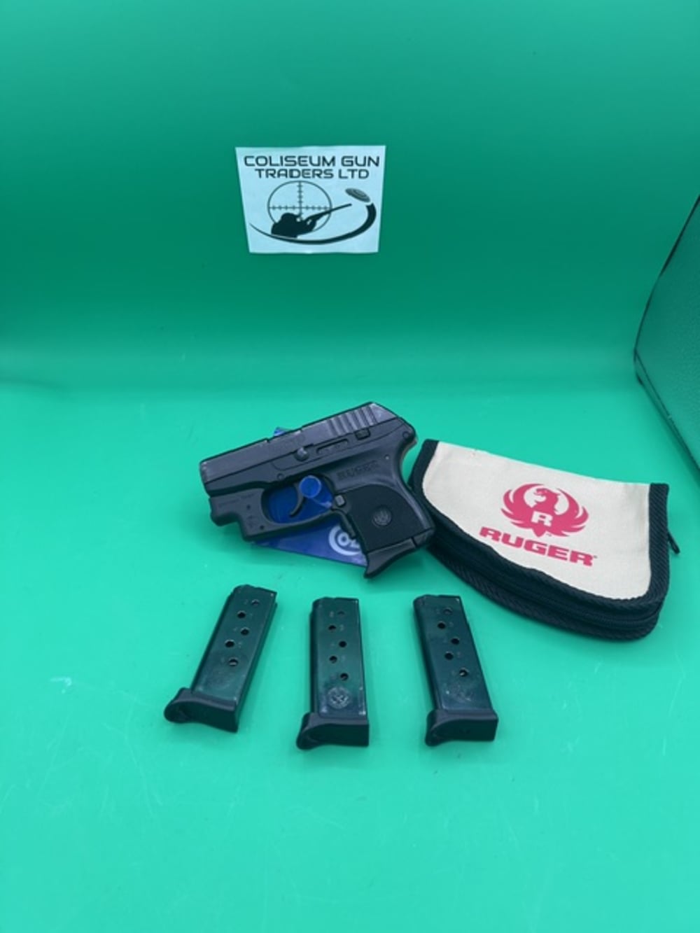 Ruger LCP Gen 1 380 ACP Used w/ Crimson Trace Red Laser-img-0