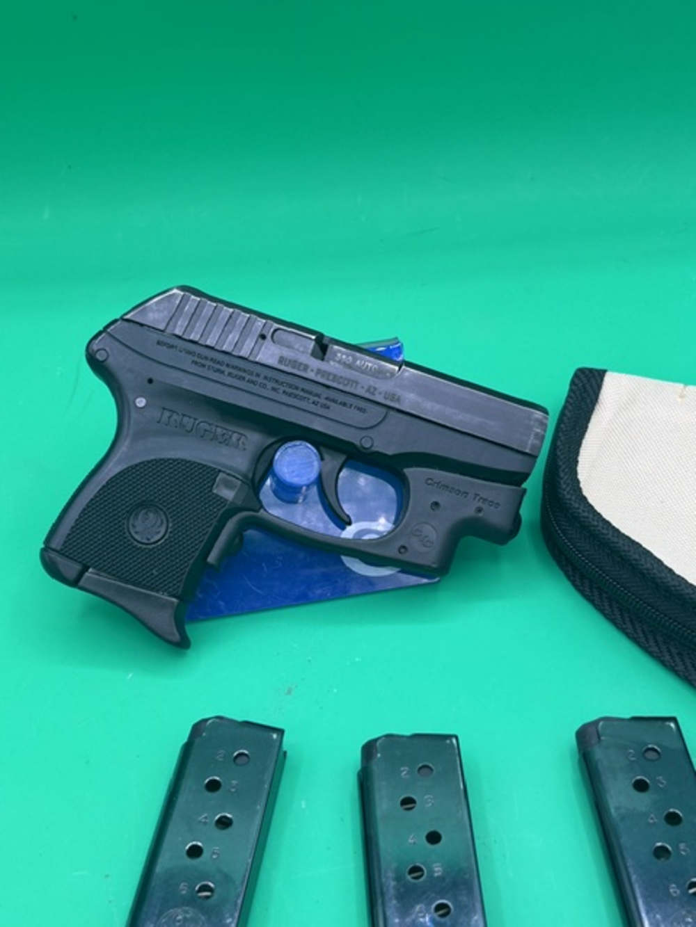 Ruger LCP Gen 1 380 ACP Used w/ Crimson Trace Red Laser-img-3