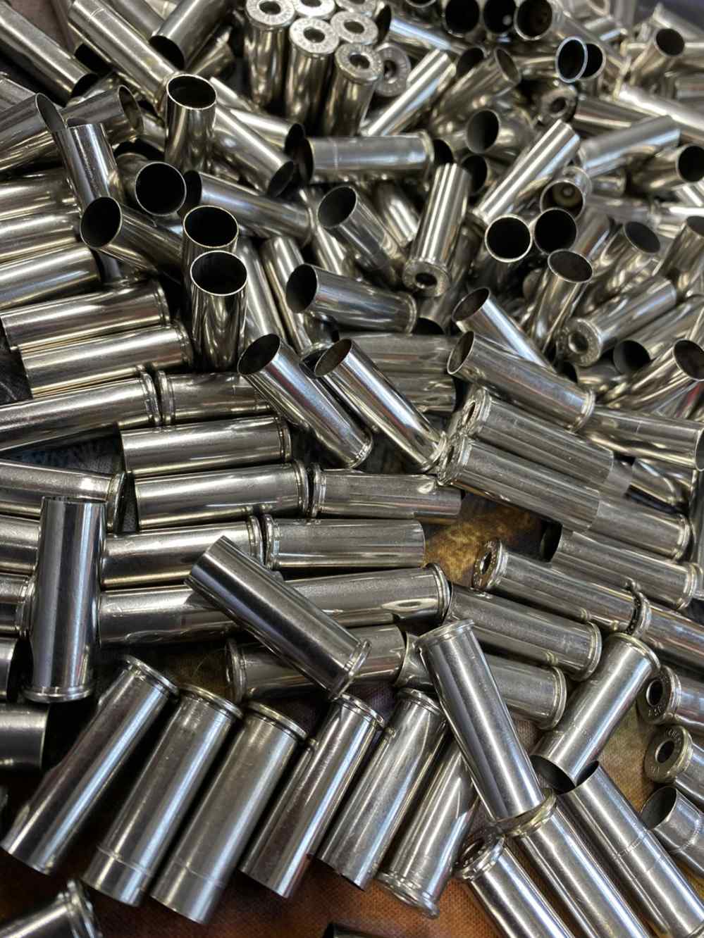 .38 Special Brass WINCHESTER NICKEL, 1x Fired, 100% Processed - 250 Pieces-img-0