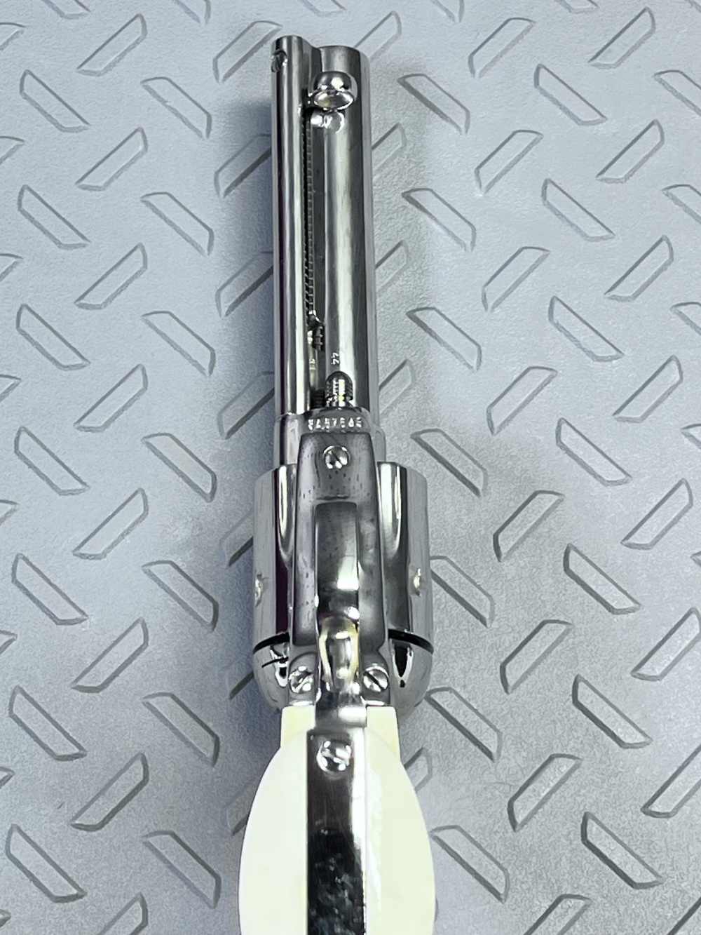 RARE COLT SAA FRONTIER SIX SHOOTER 44-40 NICKEL MODEL P2941 4 3/4 NO CC FEE-img-18