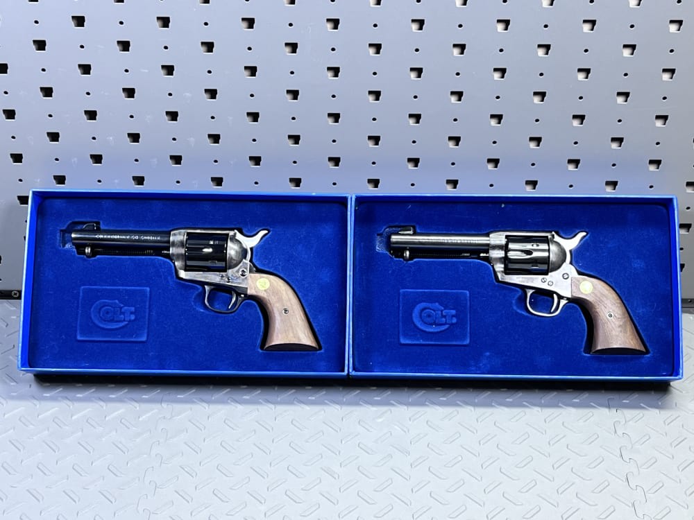 SCARCE SEQUENTIAL SET COLT SAA FRONTIER SIX SHOOTER 44-40 BLUE, NO CC FEES -img-5