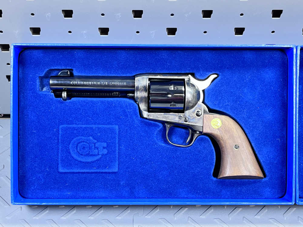 SCARCE SEQUENTIAL SET COLT SAA FRONTIER SIX SHOOTER 44-40 BLUE, NO CC FEES -img-6