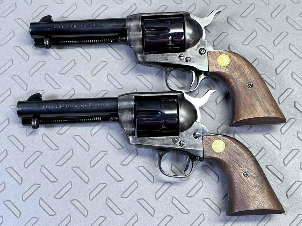 SCARCE SEQUENTIAL SET COLT SAA FRONTIER SIX SHOOTER 44-40 BLUE, NO CC FEES -img-9