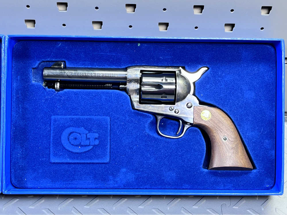 SCARCE SEQUENTIAL SET COLT SAA FRONTIER SIX SHOOTER 44-40 BLUE, NO CC FEES -img-7