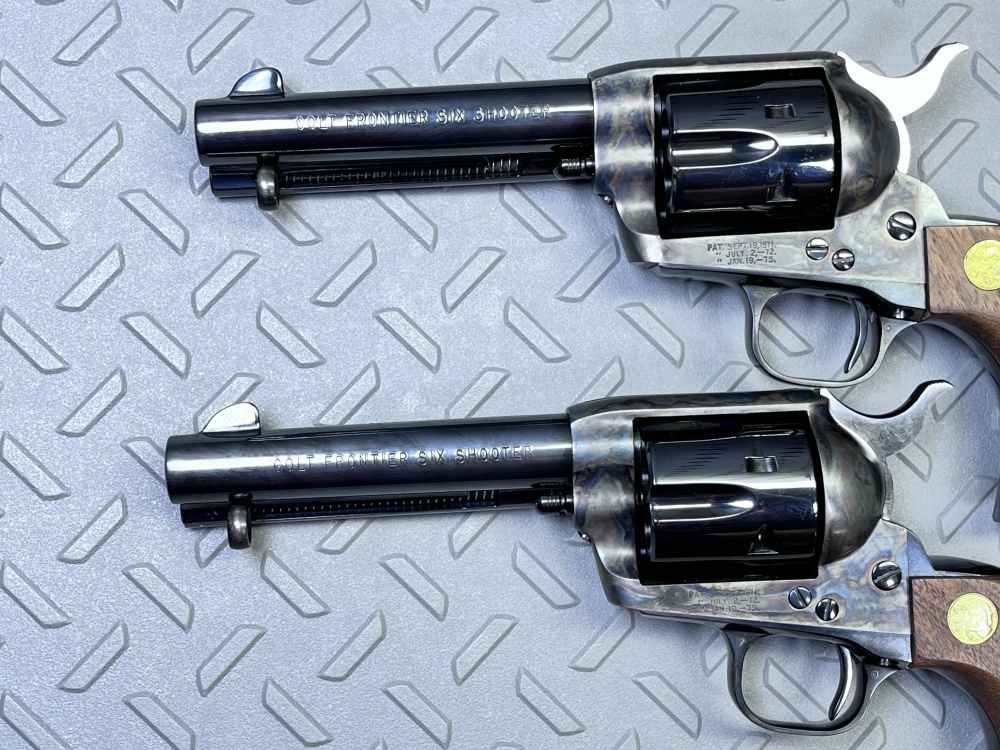 SCARCE SEQUENTIAL SET COLT SAA FRONTIER SIX SHOOTER 44-40 BLUE, NO CC FEES -img-11