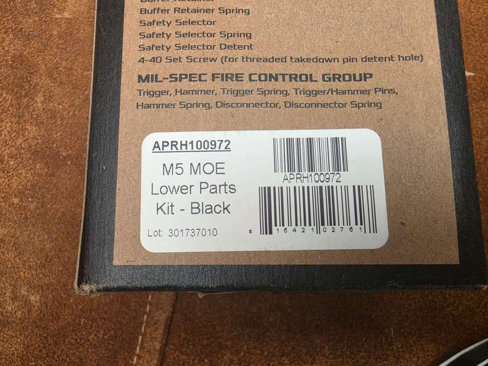 Aero Precision M5/AR10 MOE Complete Lower Parts Kit  Penny Start No Reserve-img-7