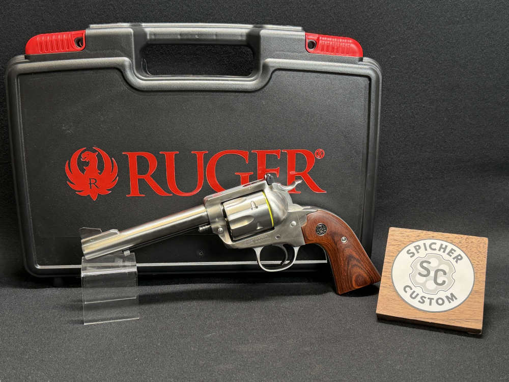 2024 Ruger Blackhawk Flattop Bisley 44 Special 5.5" Stainless Lipseys 5250-img-1