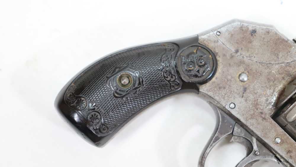 IVER JOHNSON OWL HEAD TOP-BREAK HAMMERLESS .32 S&W REVOLVER-img-4