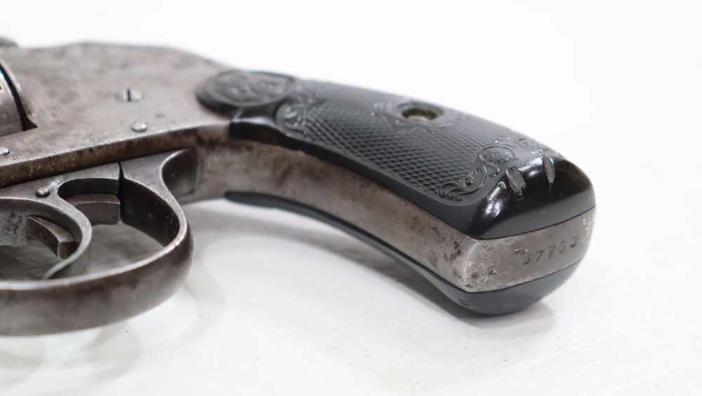 IVER JOHNSON OWL HEAD TOP-BREAK HAMMERLESS .32 S&W REVOLVER-img-11