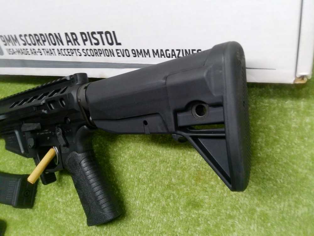 Wraithworks Warscorp 9 SBR 9mm 8.5" X2 32rnd Side Charging Unfired!-img-12