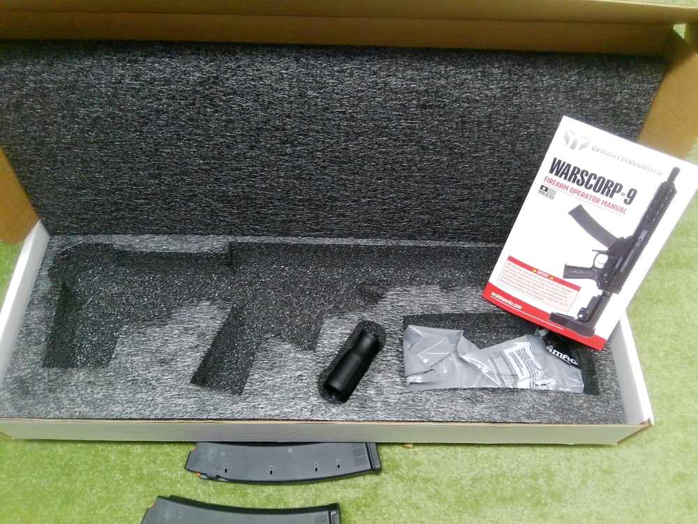 Wraithworks Warscorp 9 SBR 9mm 8.5" X2 32rnd Side Charging Unfired!-img-21