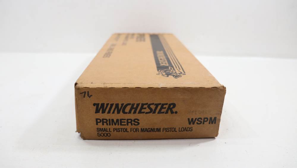 N.I.B.- WINCHESTER SMALL PISTOL MAGNUM LOAD PRIMERS 5000 COUNT-img-5
