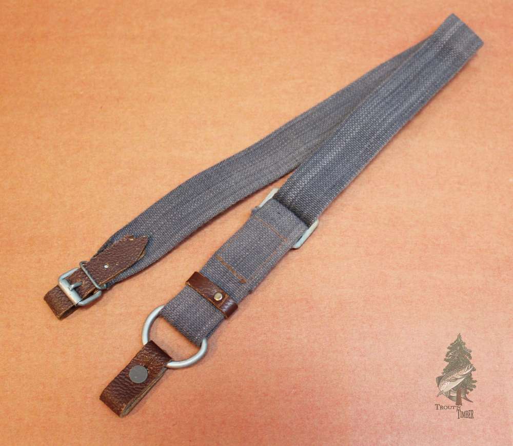 RARE 1950's German Dux-53 / 59 SMG Sling, Germanian Boarder Guard Kp M/44-img-2