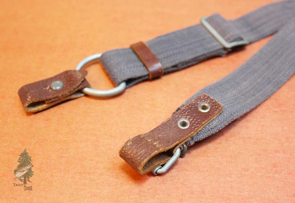 RARE 1950's German Dux-53 / 59 SMG Sling, Germanian Boarder Guard Kp M/44-img-4