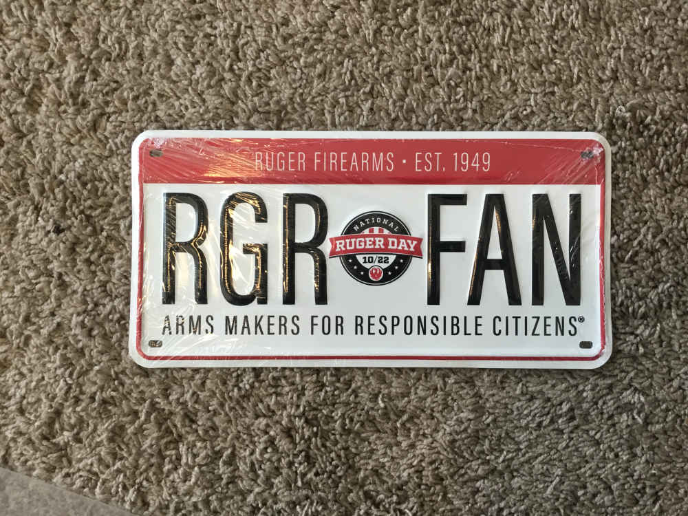 Ruger Firearms License Plate NEW-img-0
