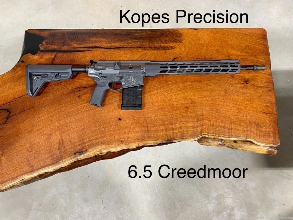 Kopes Precision 6.5 Creedmoor AR-10 Rifle, Sniper Grey-img-0