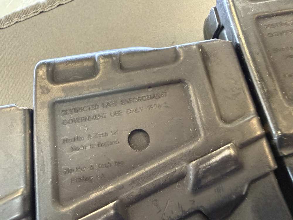 Lot of 5 HK33 HK53 HK 33 53 25rd magazines H&K Sterling Virginia made in UK-img-2