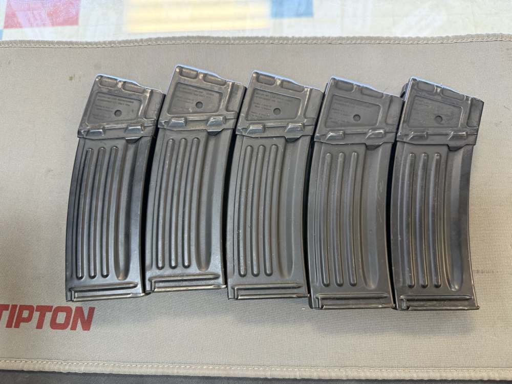 Lot of 5 HK33 HK53 HK 33 53 25rd magazines H&K Sterling Virginia made in UK-img-1