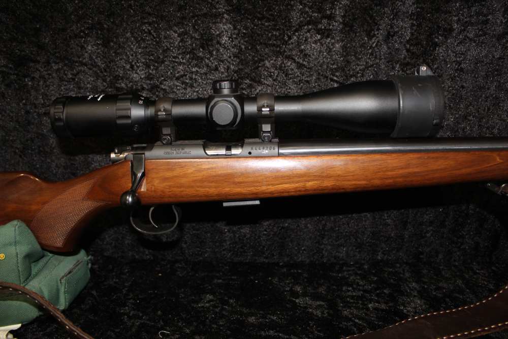 CZ 453 WITH SCOPE .22 LR SET TRIGGER 20" BARREL -img-2