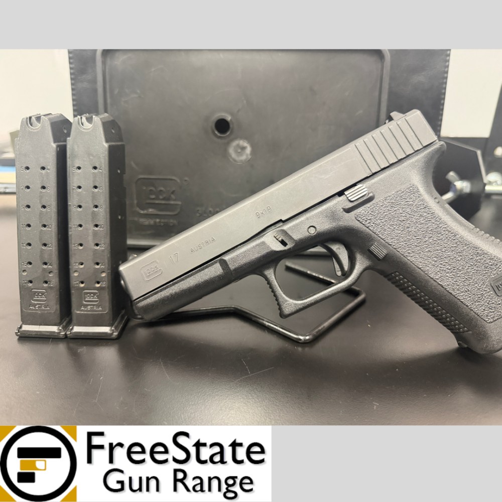 Highly Collectible Glock 17 Gen 2 — Early 2-Letter Serial Number 1980s MFG-img-0
