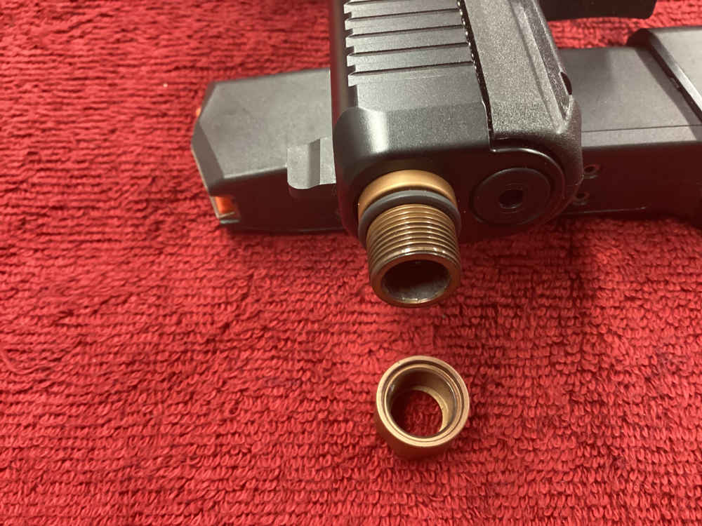 Glock 19 Gen 5 9MM + Aimpoint ACRO P-2 3.5MOA Threaded Barrel Bronze +2Mags-img-11