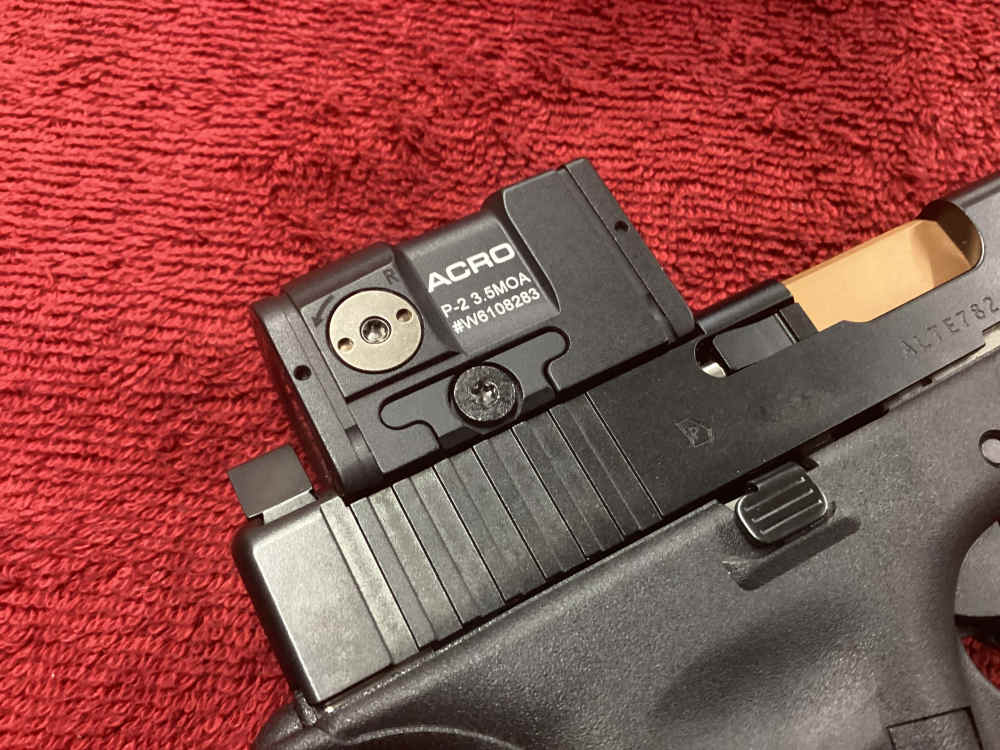 Glock 19 Gen 5 9MM + Aimpoint ACRO P-2 3.5MOA Threaded Barrel Bronze +2Mags-img-13
