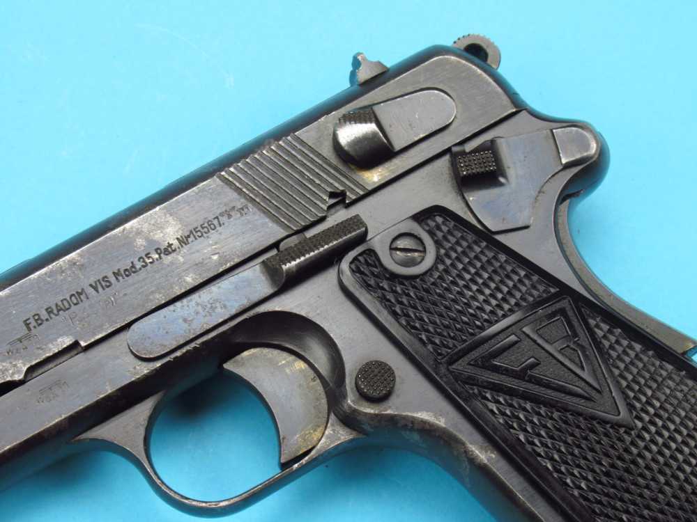 Rare WWII 1941 Slotted Polish Radom VIS pistol 9mm Luger German P38-img-7