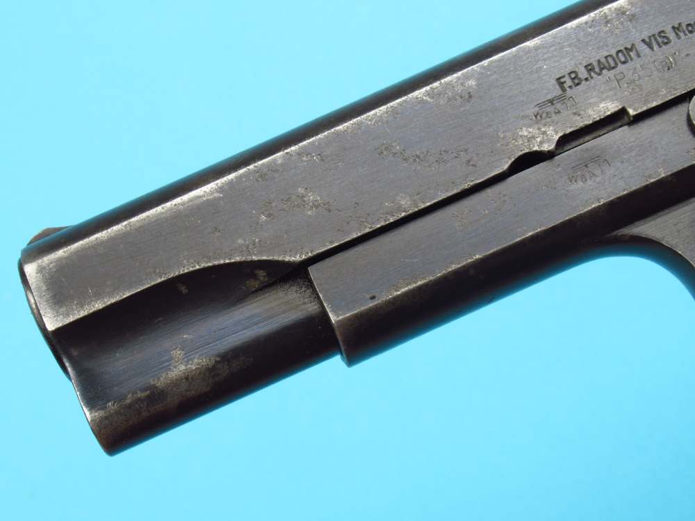 Rare WWII 1941 Slotted Polish Radom VIS pistol 9mm Luger German P38-img-14