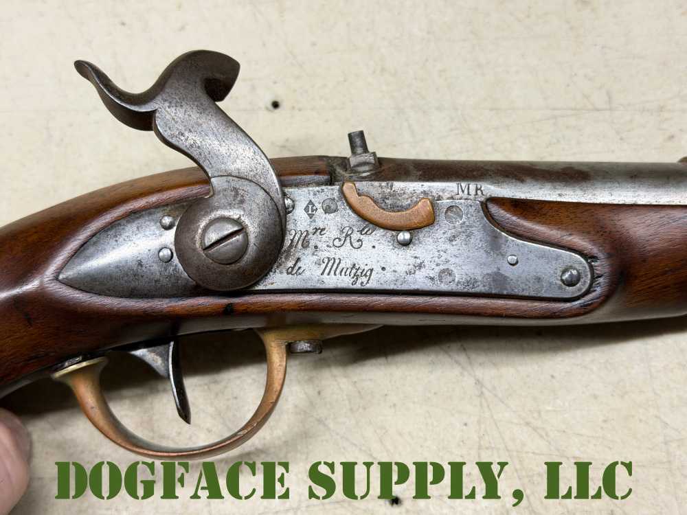 French Model 1816 Pistol - Mutzig Arsenal - 1820 - Civil War-img-6