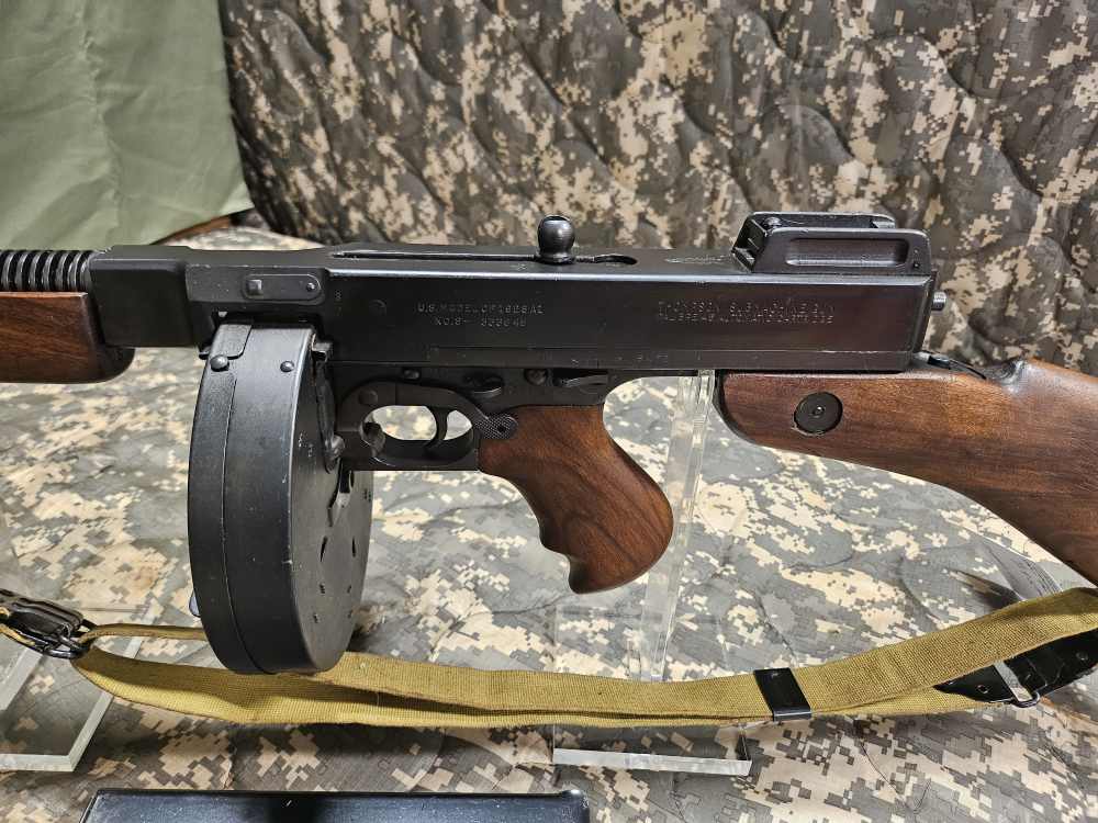 Auto Ordnance Thompson DEALER SAMPLE Military USGI SMG Model 1928A1-img-3