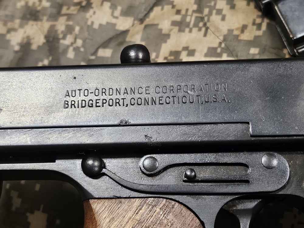 Auto Ordnance Thompson DEALER SAMPLE Military USGI SMG Model 1928A1-img-13