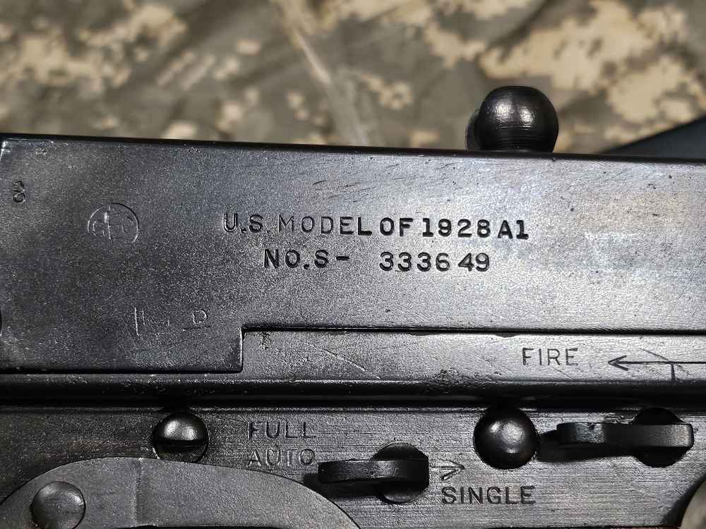 Auto Ordnance Thompson DEALER SAMPLE Military USGI SMG Model 1928A1-img-14