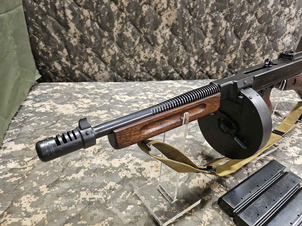 Auto Ordnance Thompson DEALER SAMPLE Military USGI SMG Model 1928A1-img-2