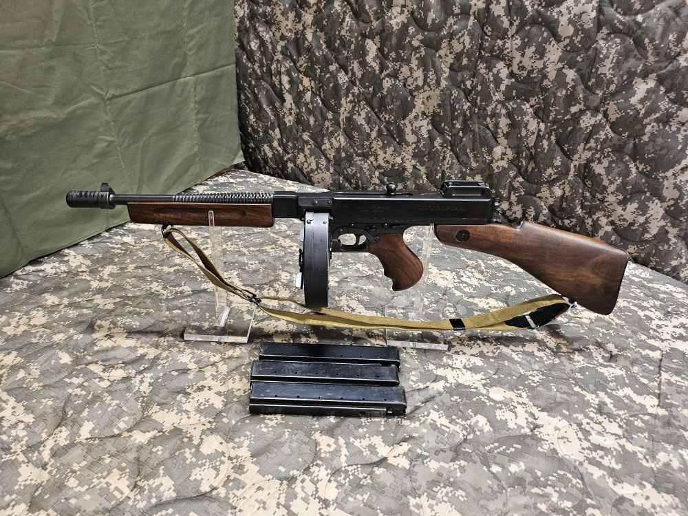 Auto Ordnance Thompson DEALER SAMPLE Military USGI SMG Model 1928A1-img-1