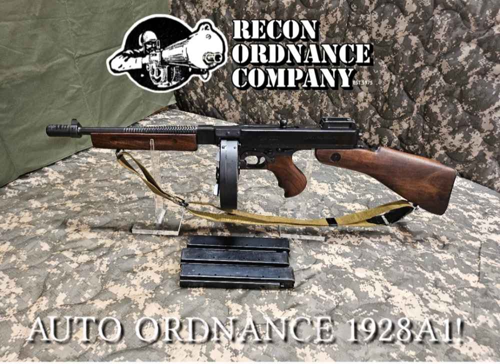 Auto Ordnance Thompson DEALER SAMPLE Military USGI SMG Model 1928A1-img-0