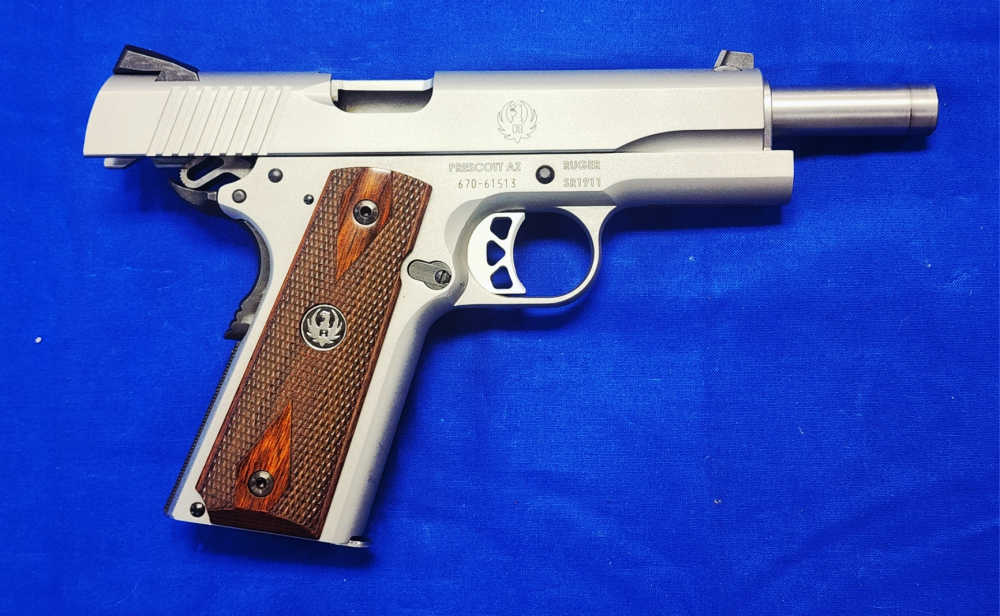 MINT RUGER SR1911 .45 ACP 5" STAINLESS W/ EXTRA MAG, 2013-img-11