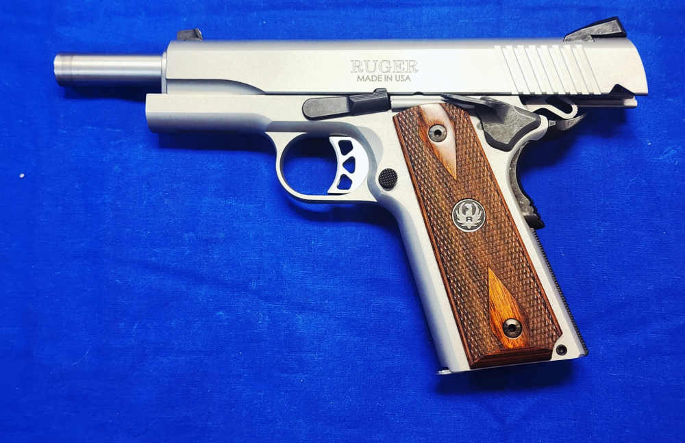 MINT RUGER SR1911 .45 ACP 5" STAINLESS W/ EXTRA MAG, 2013-img-12