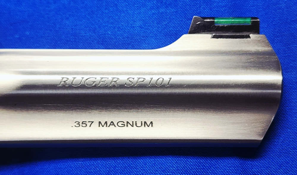 NEAR-MINT RUGER SP101 .357 MAG 4" STAINLESS W/CASE & XTRA GRIP-img-8