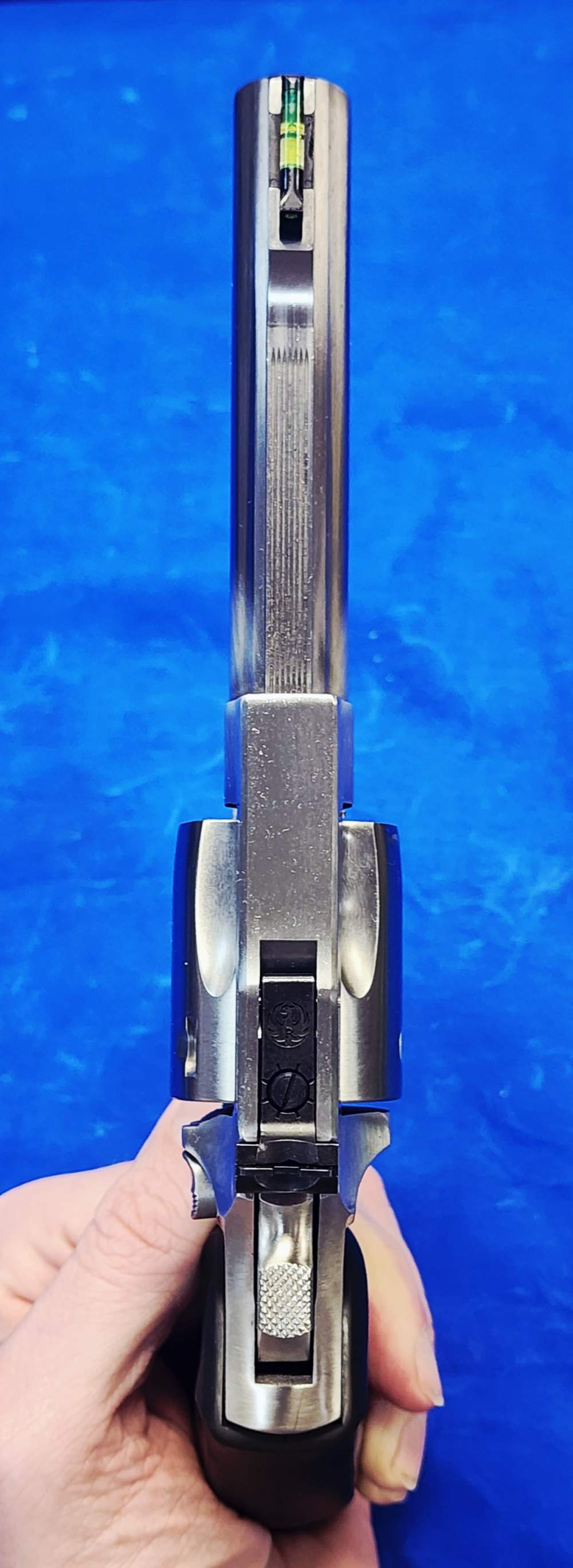 NEAR-MINT RUGER SP101 .357 MAG 4" STAINLESS W/CASE & XTRA GRIP-img-5