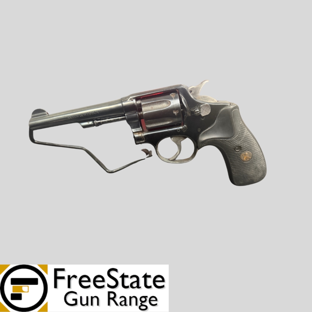 Smith & Wesson Model 10 — .38 Special — Pachmayr Grips 8/10 Cond.-img-0