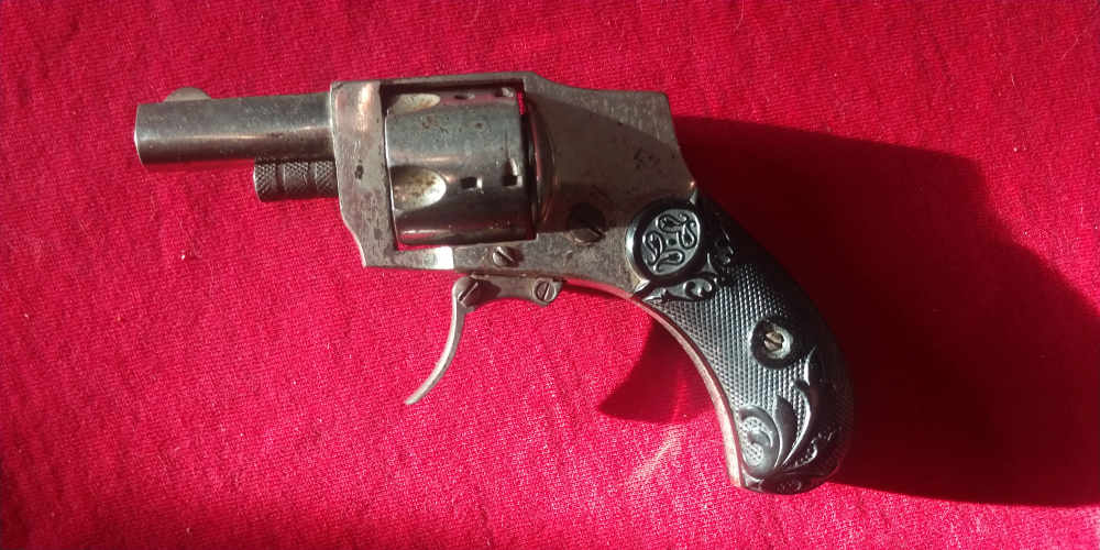 Antique Columbian 32 S&W Baby Hammerless Large Frame 1st Model Western Arms-img-6