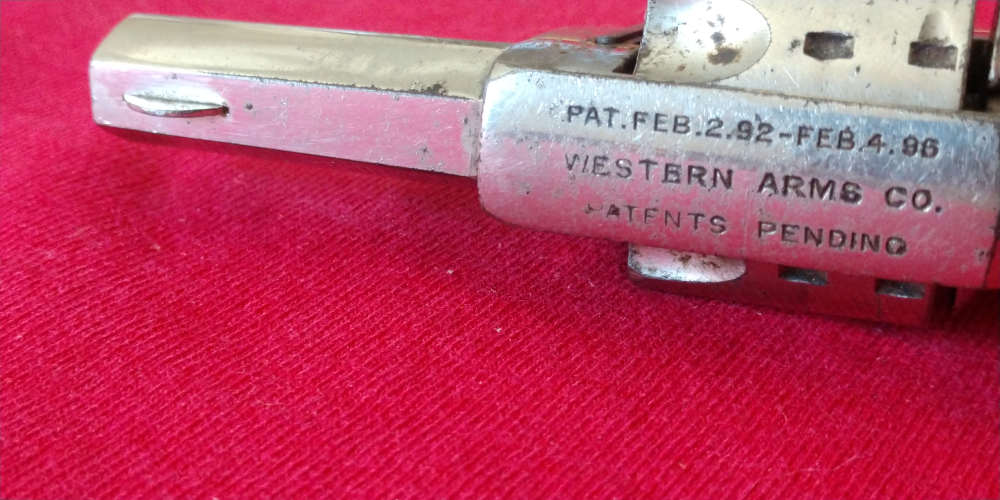 Antique Columbian 32 S&W Baby Hammerless Large Frame 1st Model Western Arms-img-4