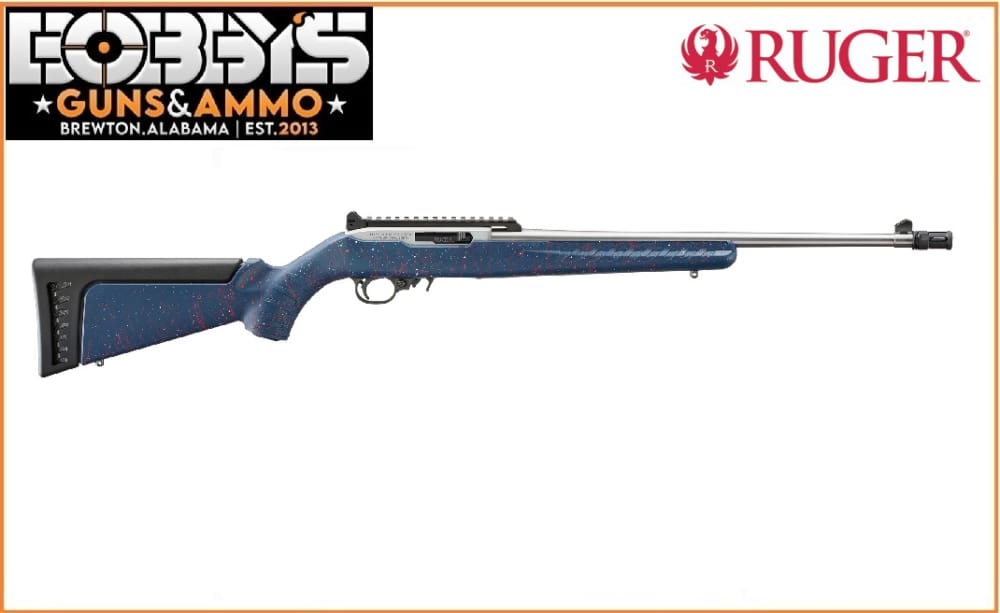 Ruger 32039 10/22 250th Anniversary 22 LR 10+1 18.50" Stainless Threaded-img-1