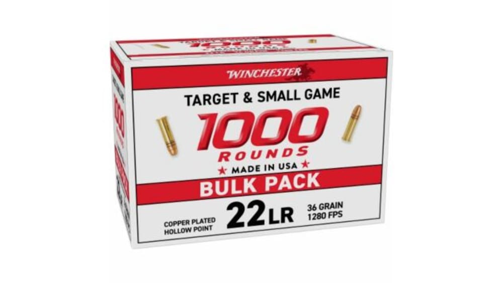 WINCHESTER 22LR 36GR HP 1280FPS 1000RD Box In Stock-img-0