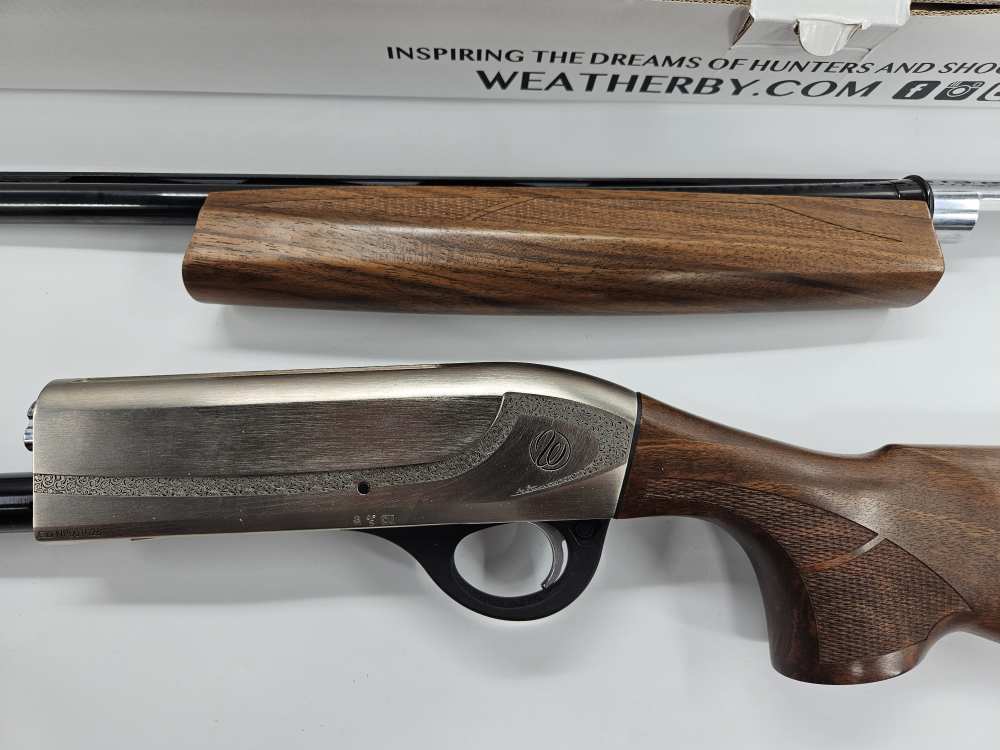 Weatherby ID22028MAG 18i Deluxe 20 ga 3" 4+1 28" VR Engraved Nickel Walnut -img-11